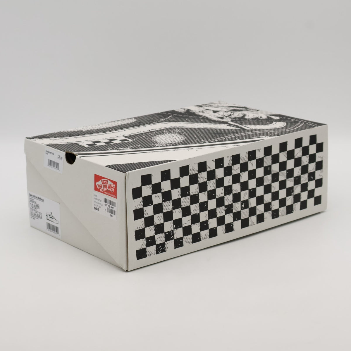 VN000D9ZYB2 Vans Skate Half Cab Wafflecup White Black (Men's)