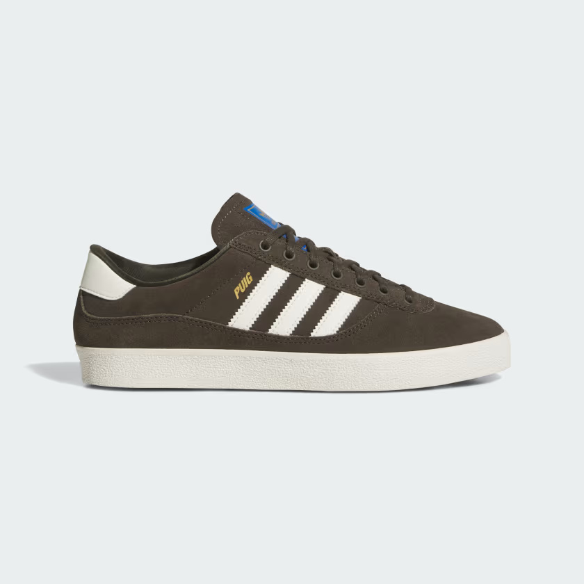 JQ1115 adidas Originals Puig Indoor Shadow Olive Off White Blue Bird (Men's)