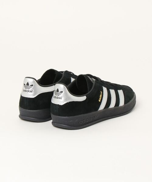 ID0988 adidas Gazelle Indoor "Core Black/Metallic Silver" (BILLY'S Ex) (Men's)