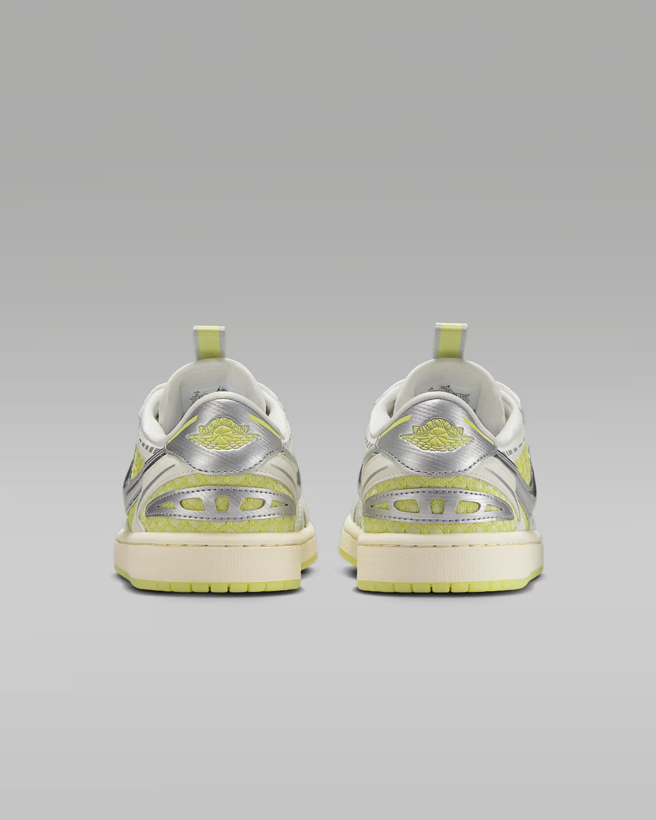 HQ2186-130 Nike  Air Jordan 1 Low Method Of Make V3 Sail Luminous Green(Women's)