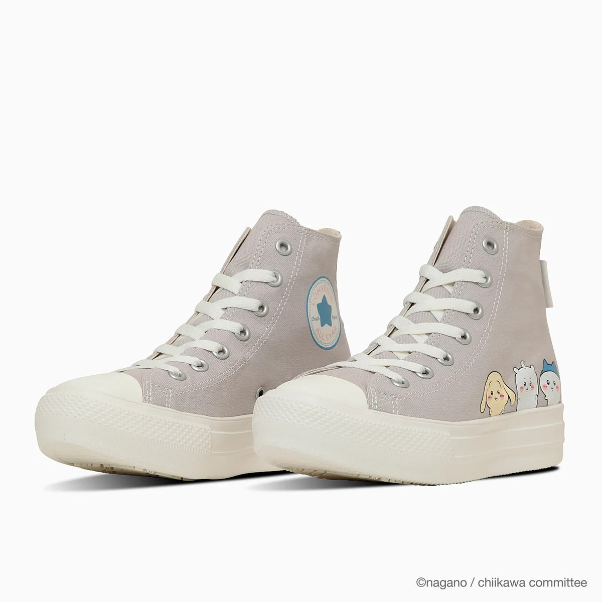 31315242 Chiikawa Ã Converse  All Star Light PLTS PT Hi Light Grey (Women's)