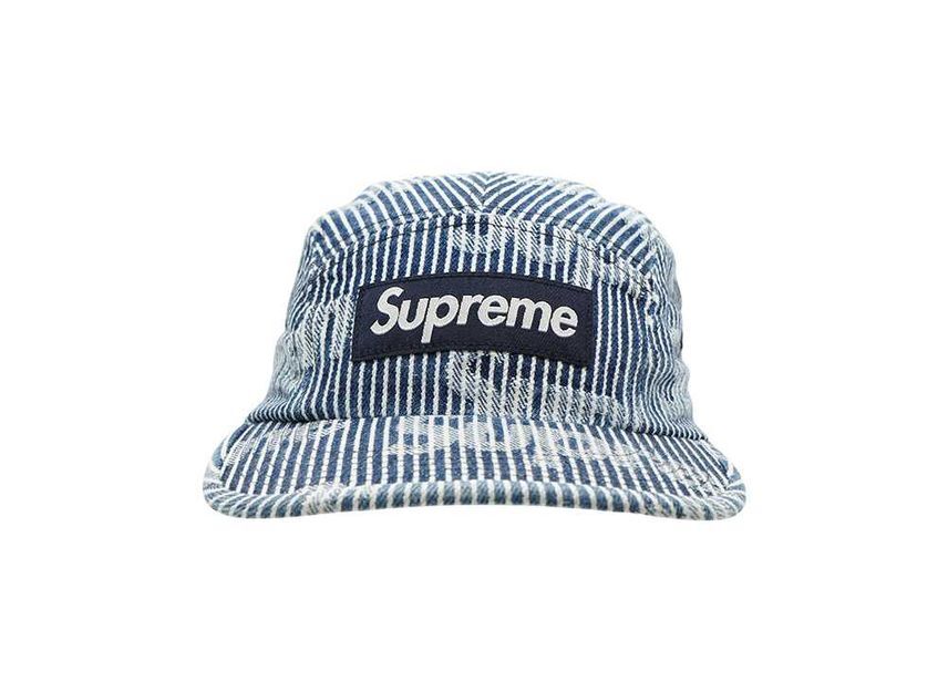 Supreme Denim Camp Cap Stripe (24SS)