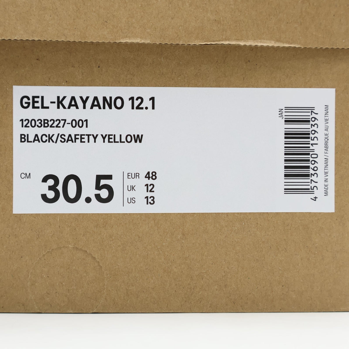 1203B227-001 atmos Ã Albino & Preto Ã Asics Gel-Kayano 12.1 (Men's)