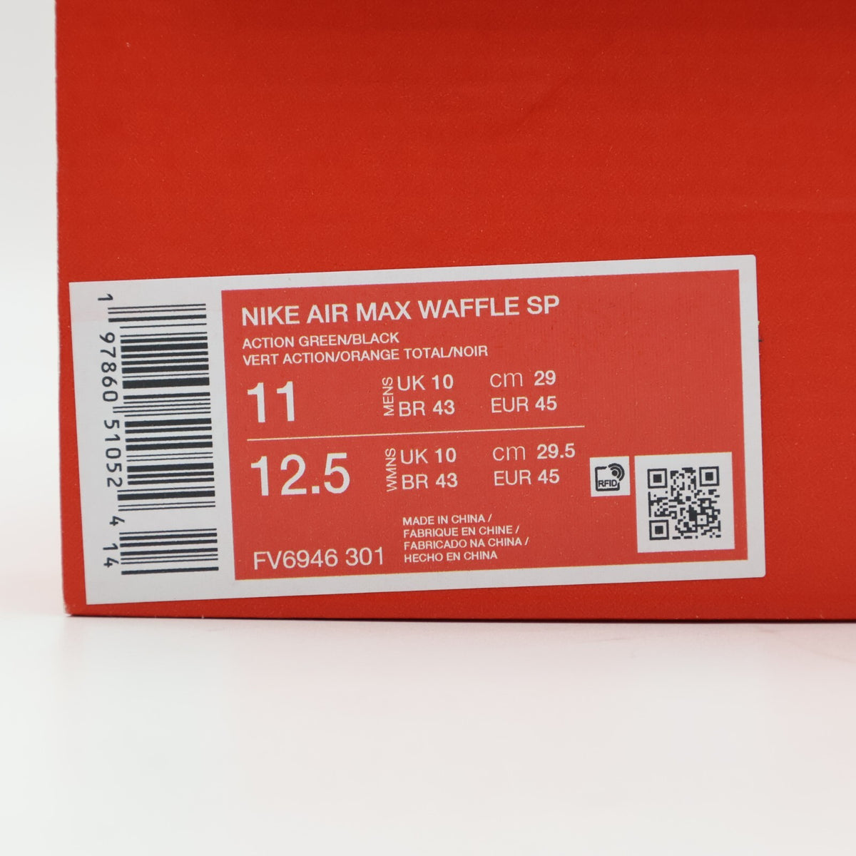 FV6946-301 Nike Air Max Waffle Racer SP Action Green and Altitude Green (Men's)
