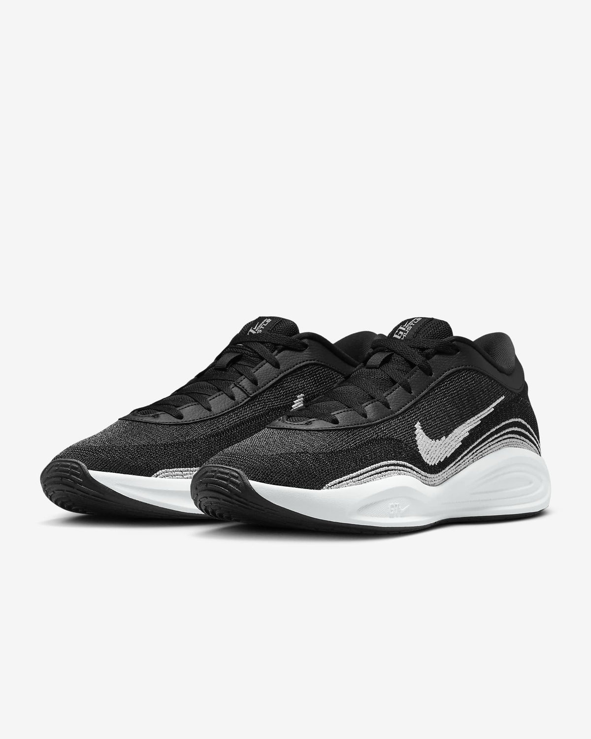 FJ7808-003 Nike GT Hustle Academy Black White (Men's)