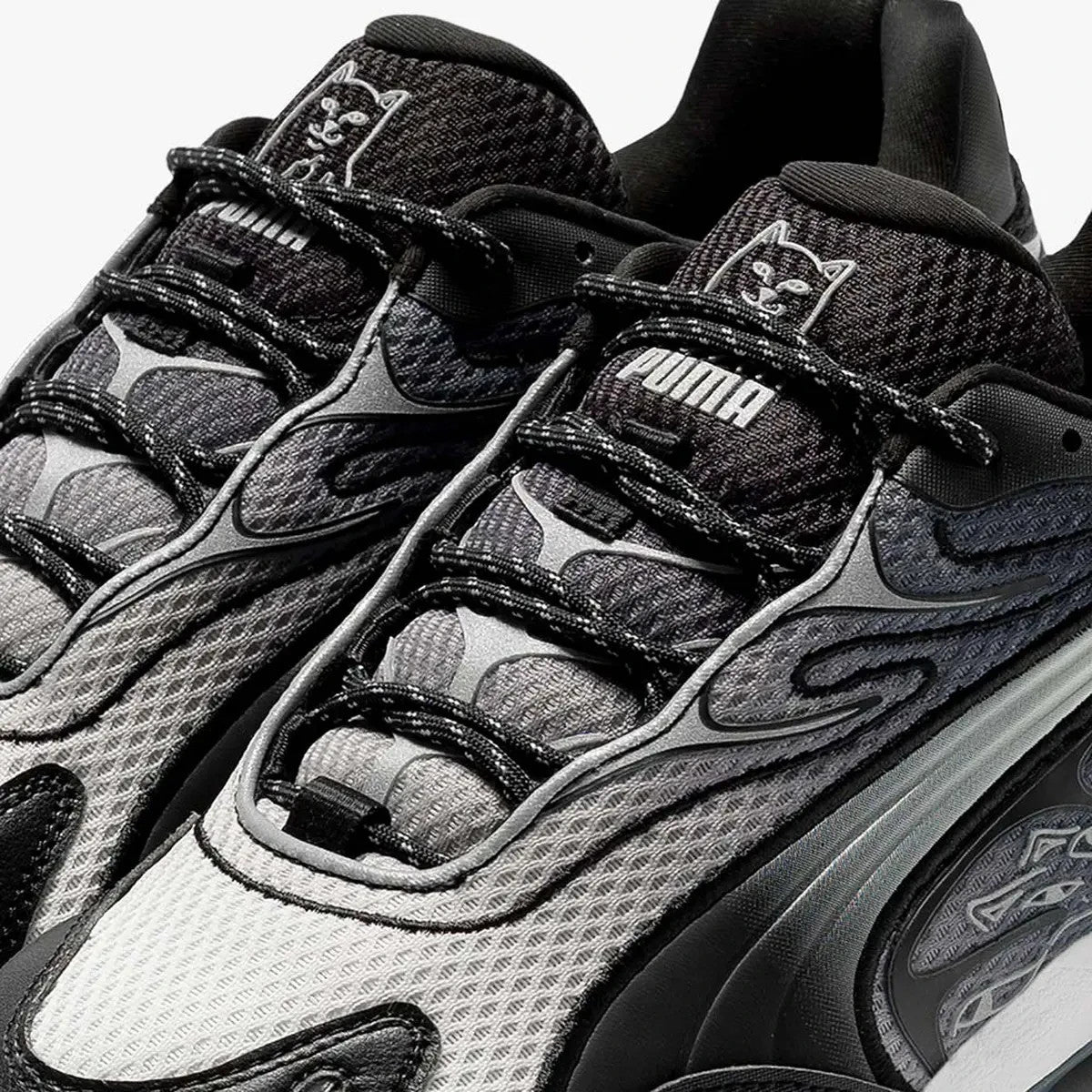 403648-01 RIPNDIP Puma Inhale PUMA Black PUMA Silver (Men's)