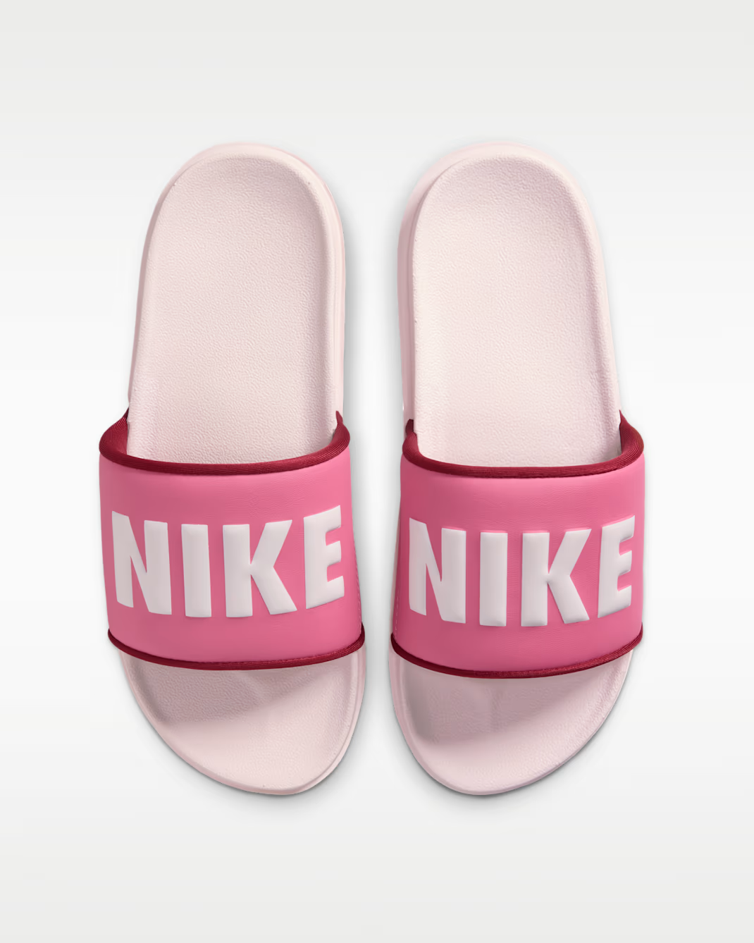 BQ4632-608 Nike Offcourt Slide Pecan Team Red Pearl Pink (Women's)