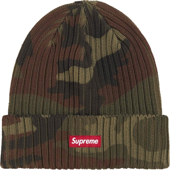 Supreme Overdyed Beanie (26SS) Woodland Camo