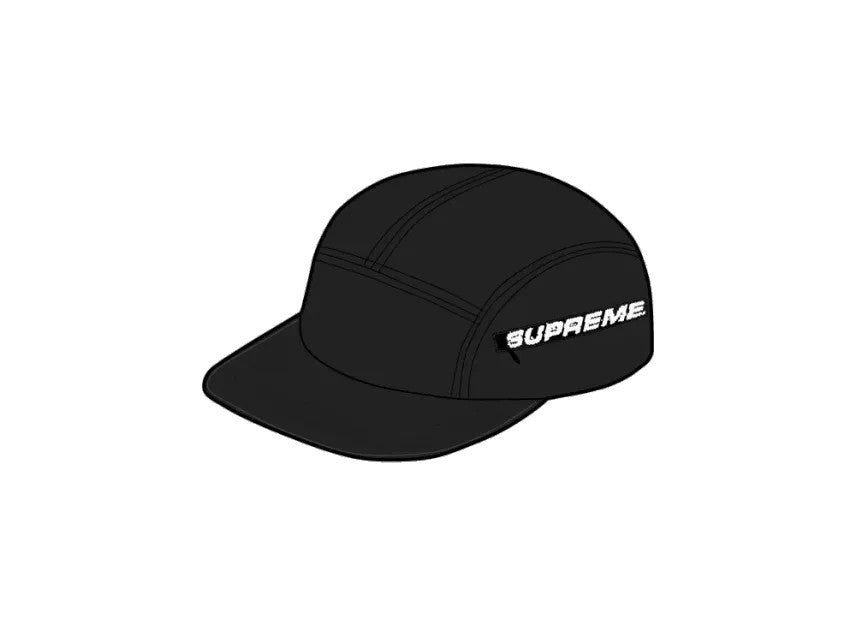 Supreme Side Zip Camp Cap "Black"
