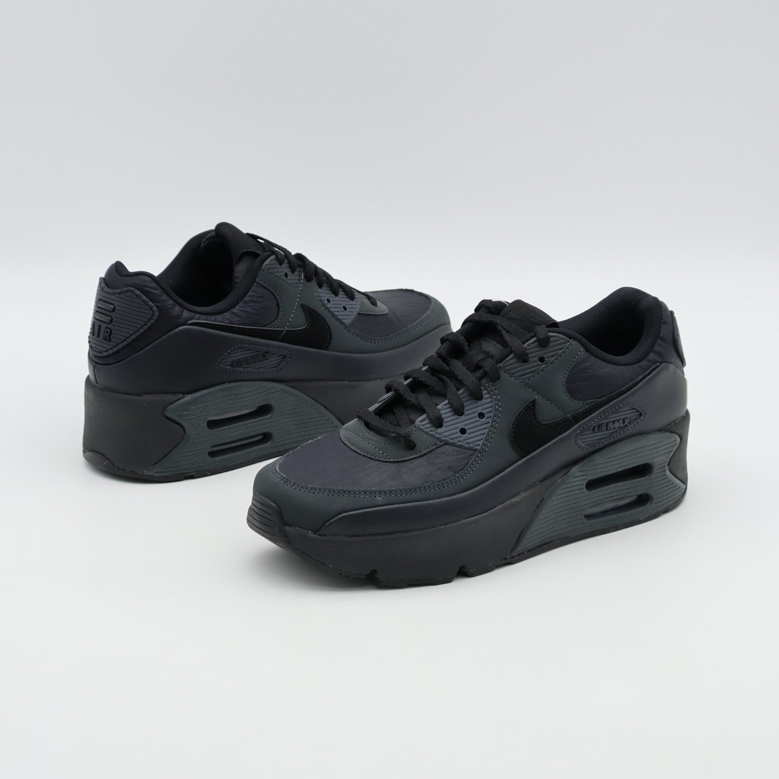 HF9415-001 Nike Air Max 90 LV8 Off Noir Dark Smoke Grey Anthracite Black Women's