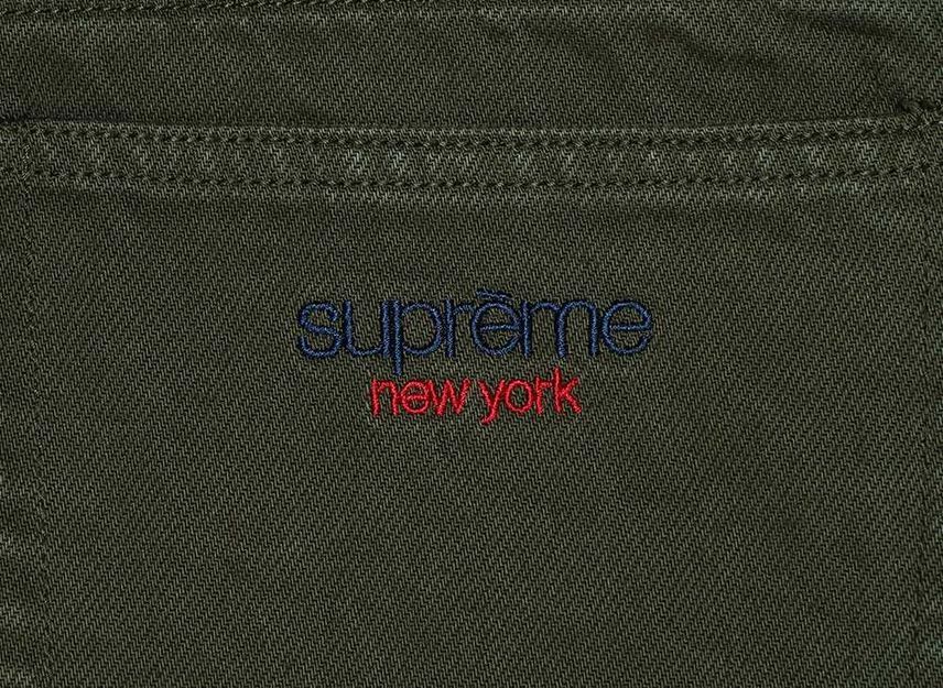 Supreme Baggy Jean Olive