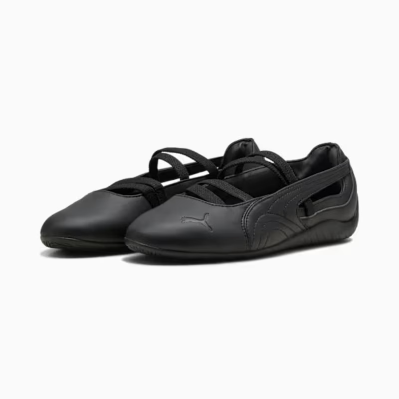 406144-01 Puma Speedcat Ballet Leather PUMA Black (Women's)