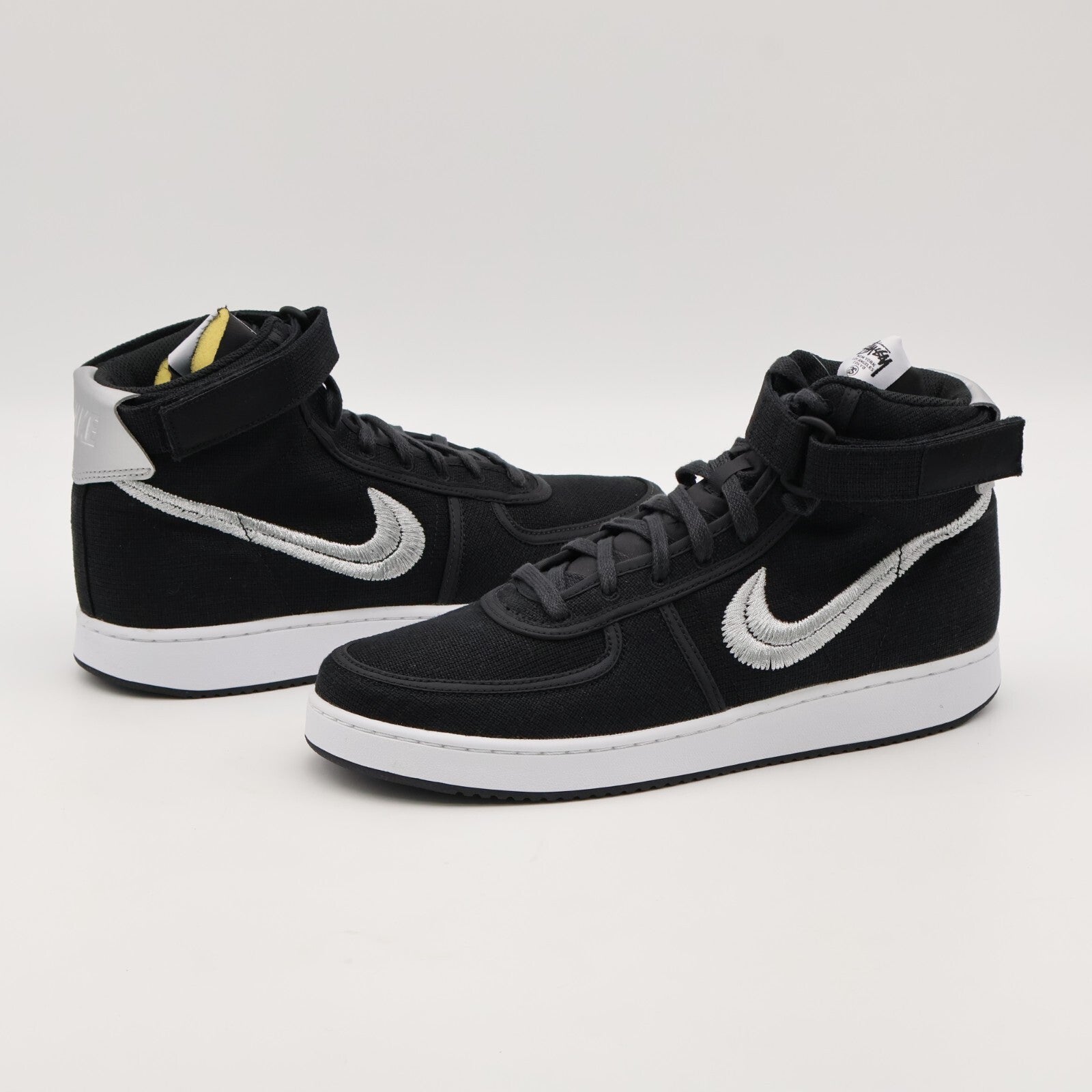 DX5425-001 Stussy Nike Vandal High Black Silver White Green (Men's)