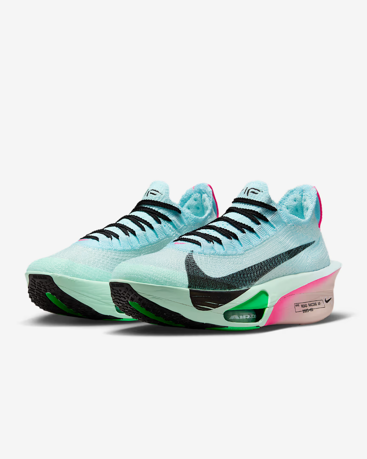FD8315-400 Nike  Alphafly 3 Glacier Blue Mint Foam Green Shock Black (Women's)