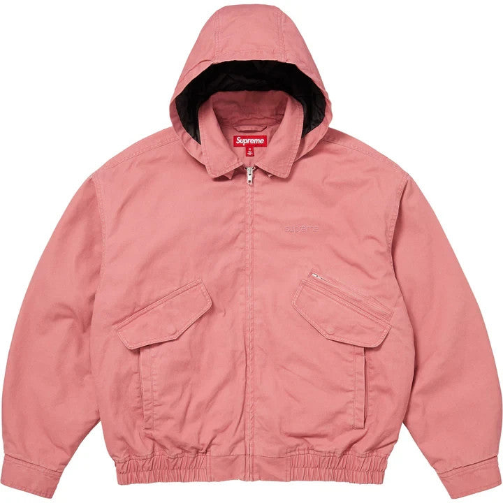 Supreme Hooded Utility Jacket Pink