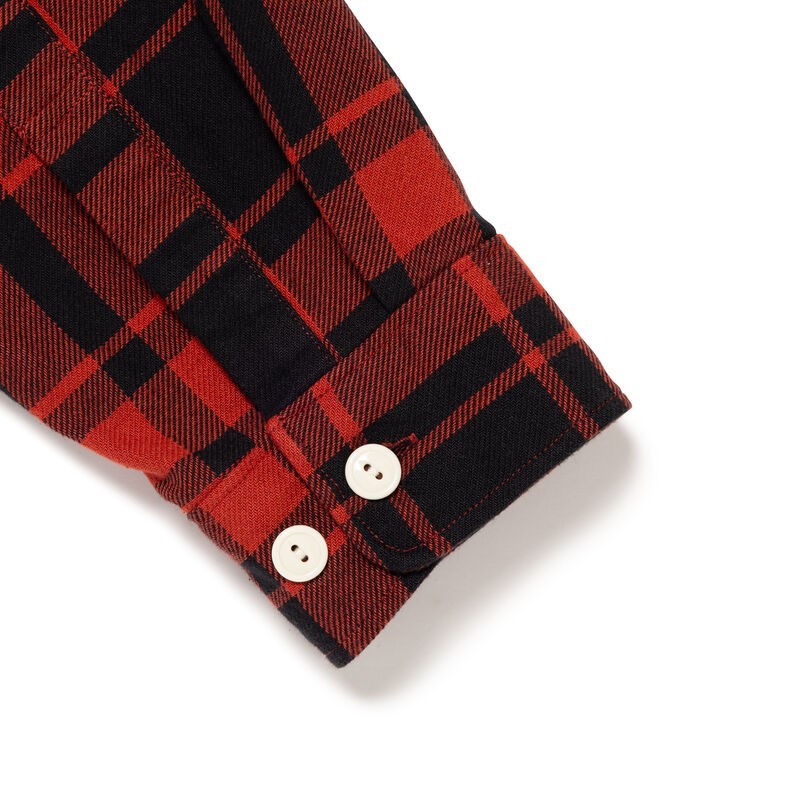 HUMAN MADE Flannel Check Shirt"Red