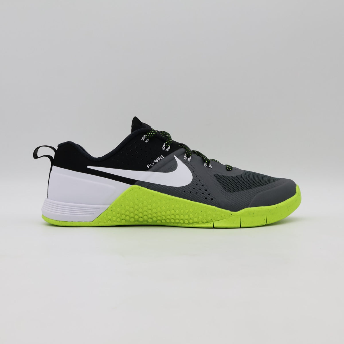 FQ1854-003 Nike Metcon 1 OG Workout Shoes Dark Grey Volt Black White (Men's)