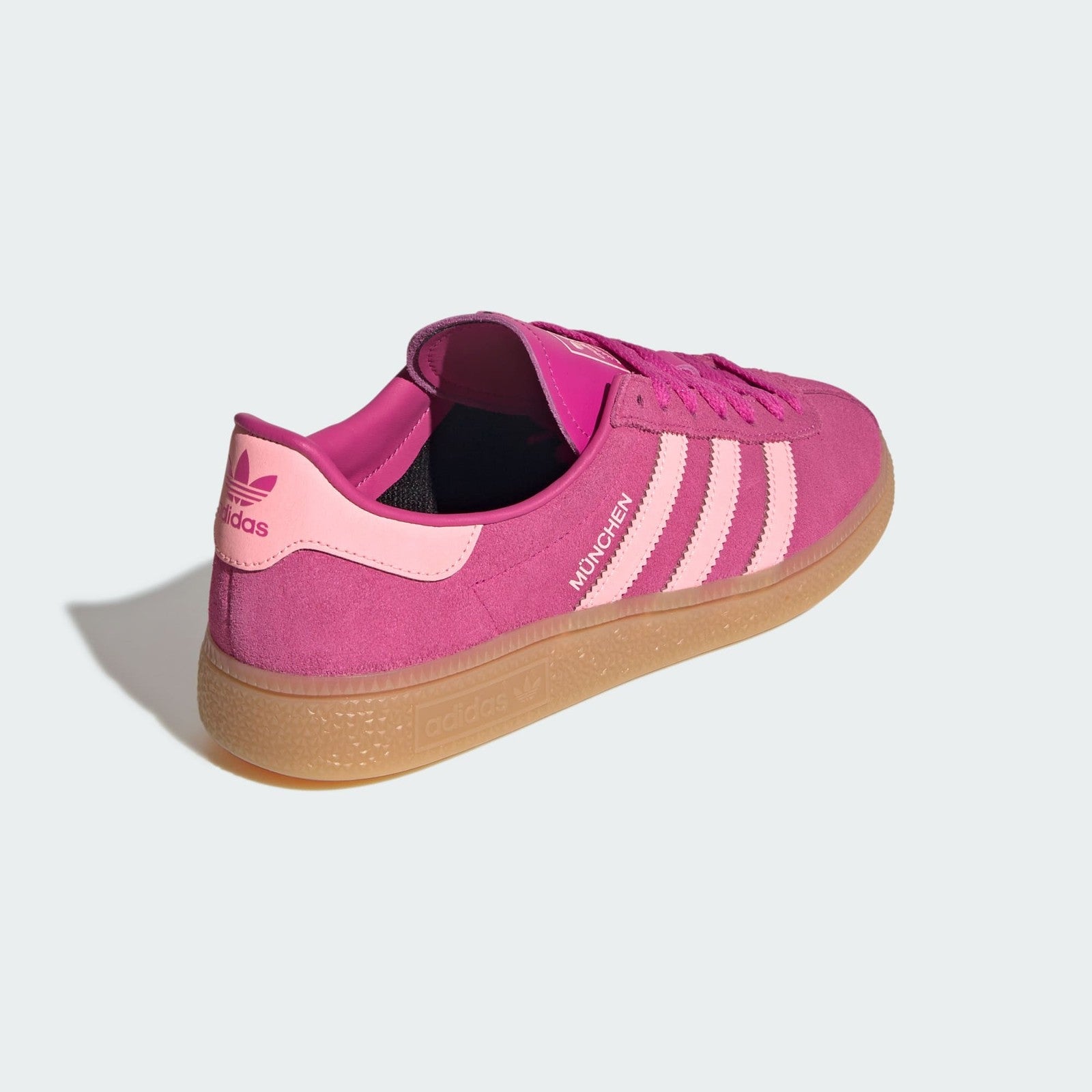 JS3998 adidas Originals Munchen Semi Lucid Fuchsia Glow Pink Gum (Women's)
