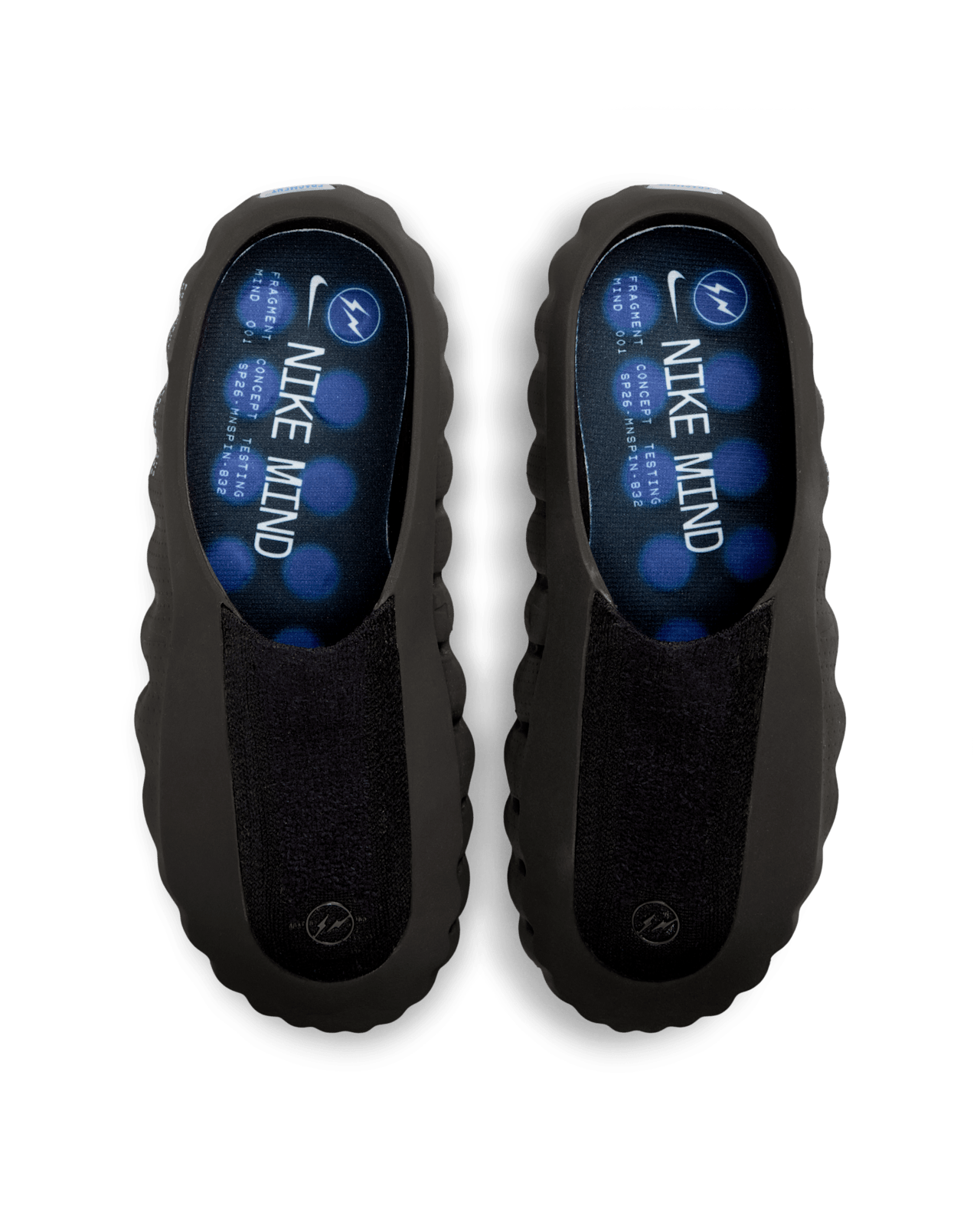 IQ8502-001 fragment design Nike Mind 001 Mules Black (Men's)