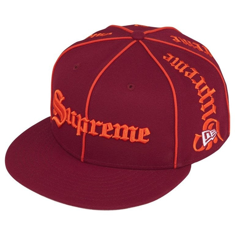 Supreme Piping Script New Era Cardinal