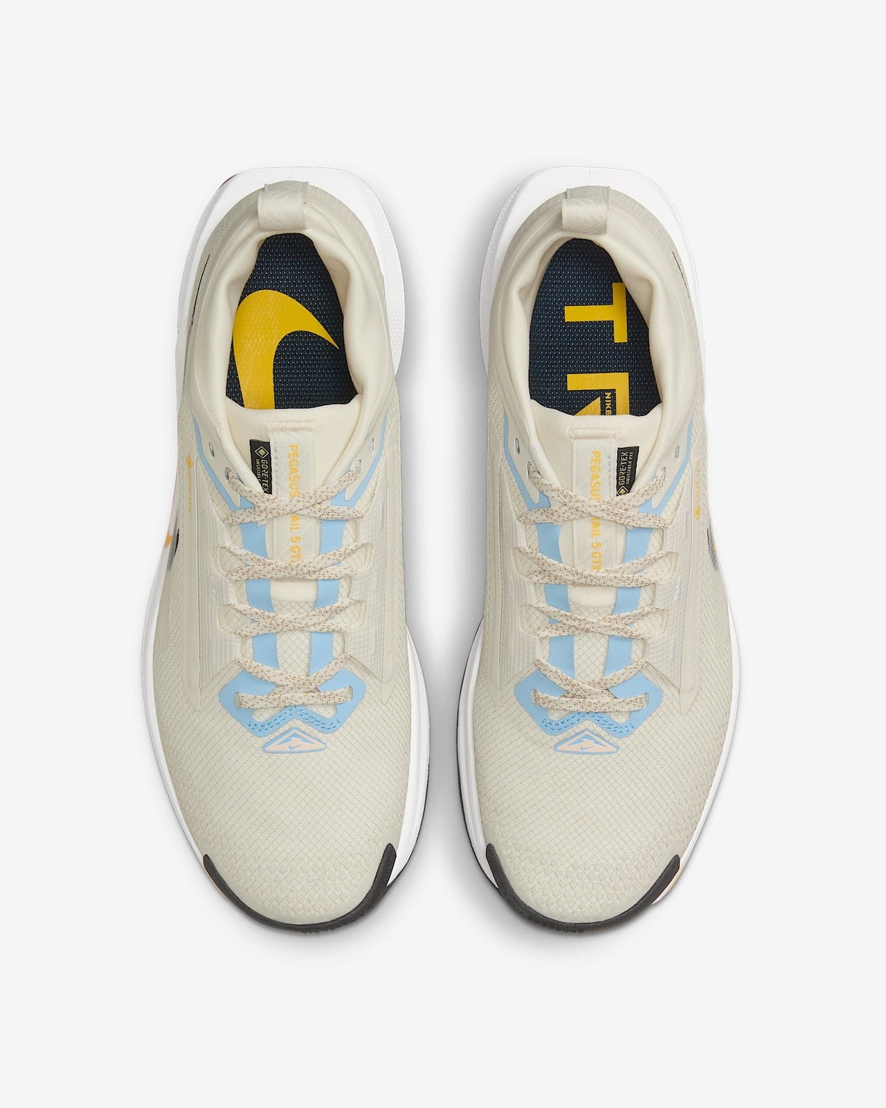 FQ0912-003 Nike Pegasus Trail 5 GORE-TEX Phantom White University Gold (Women's)