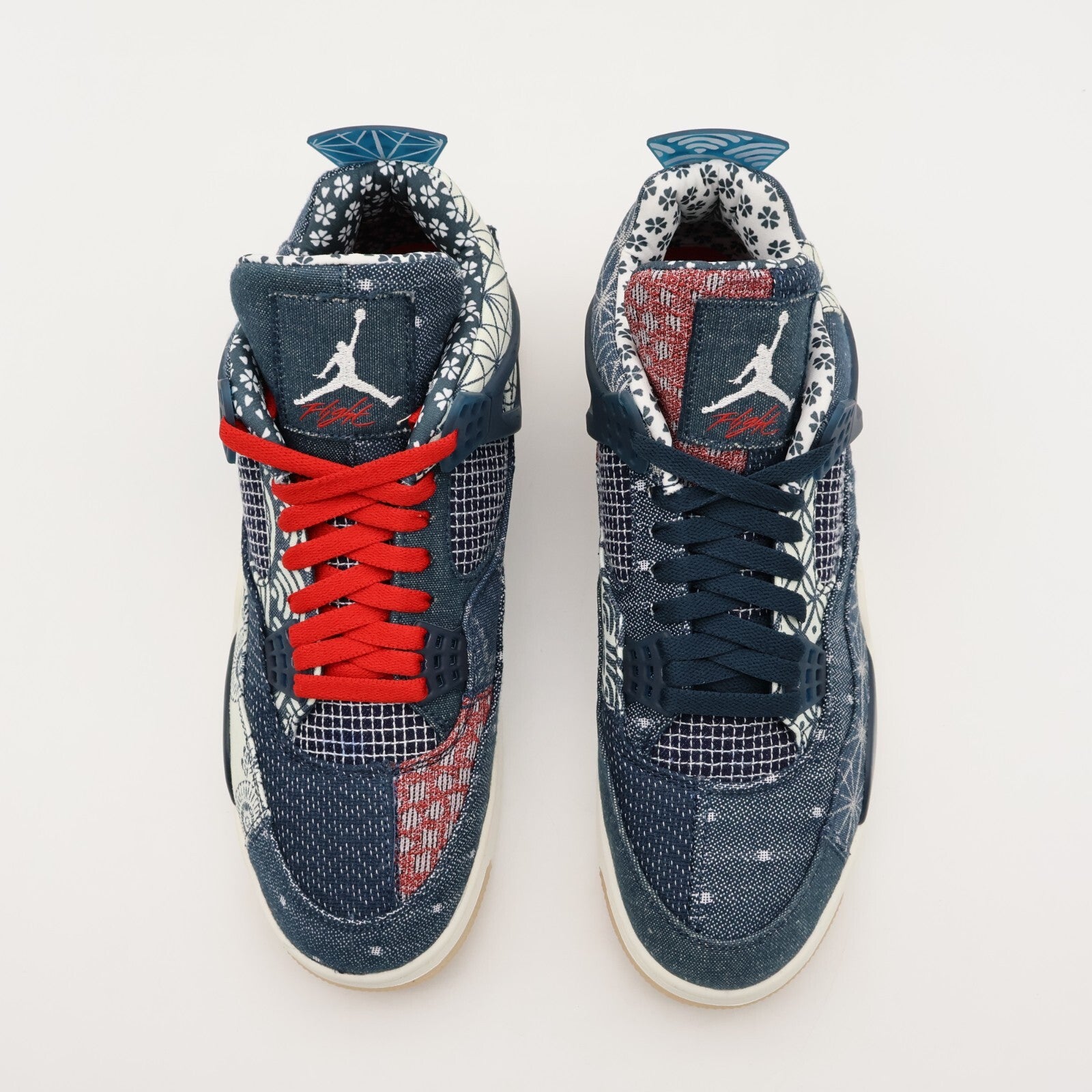 CW0898-400 Nike Air Jordan 4 SE Sashiko Deep Ocean Sail Cement Fire Red (Men's)