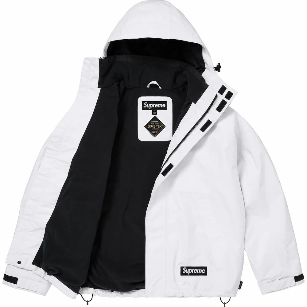 Supreme AOI Gore Tex Hooded Jacket White