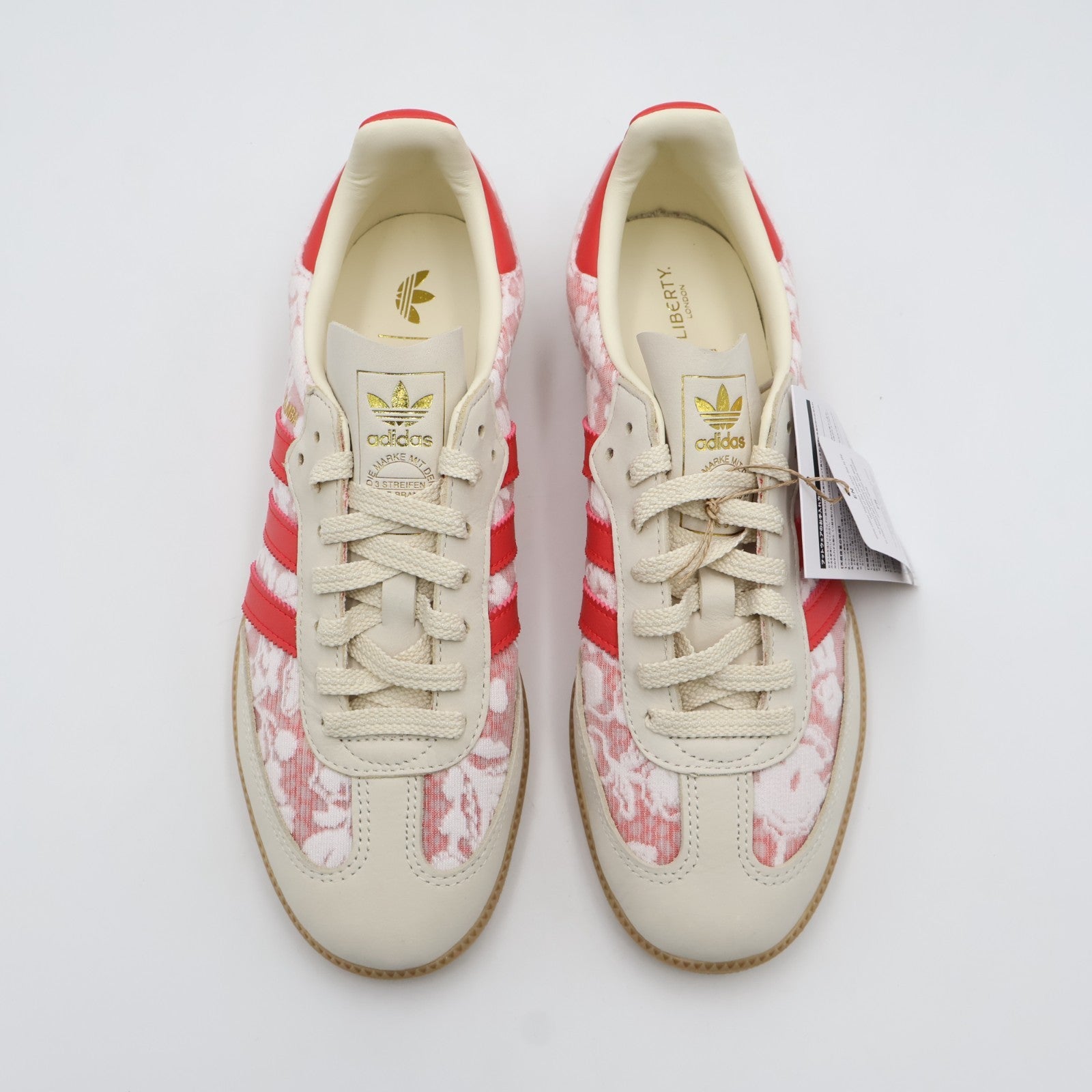 JR8841 Liberty London Ã adidas Originals  Samba Better Scarlet (Women's)