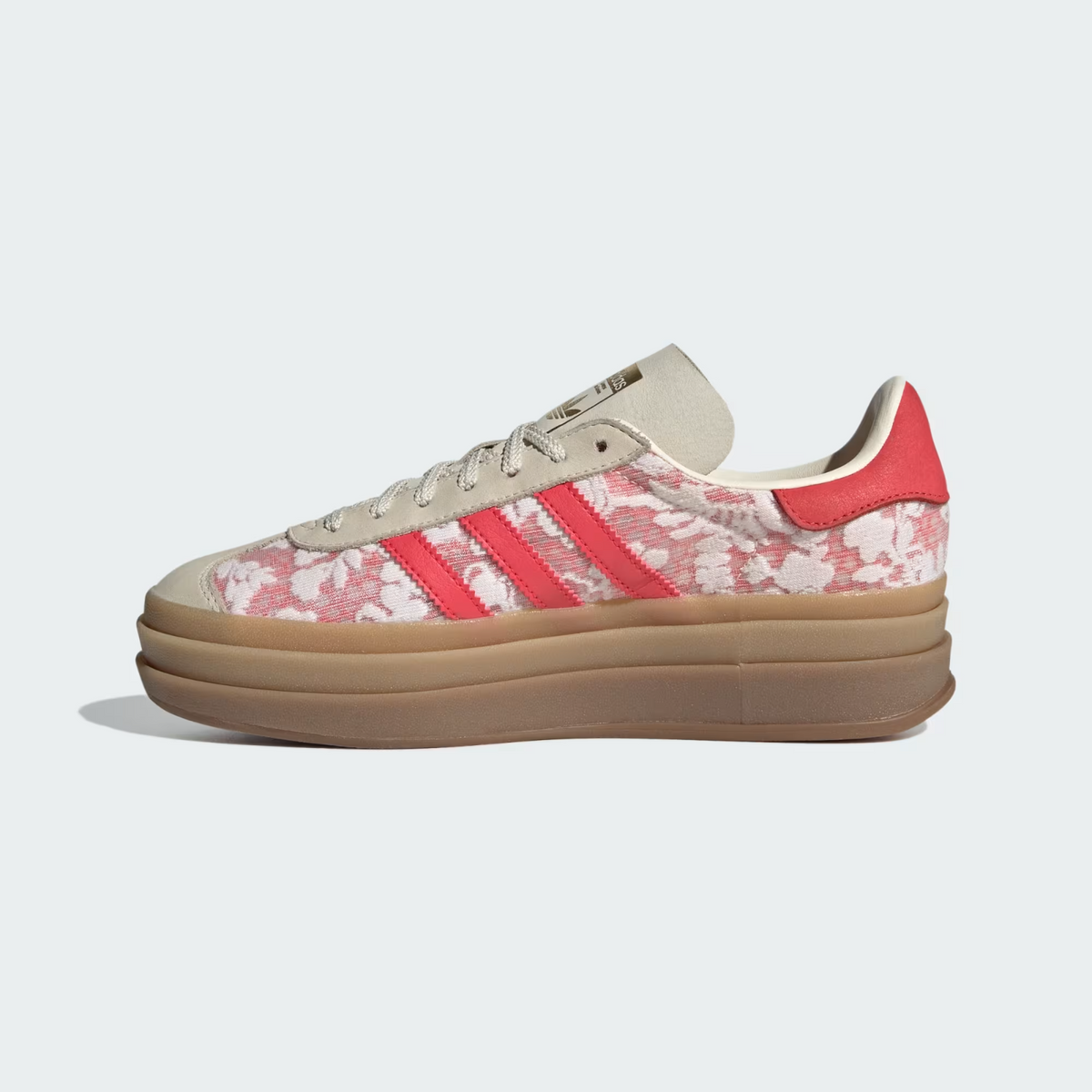 JR8885 Liberty London adidas Originals Gazelle Bold Better Scarlet (Women's)