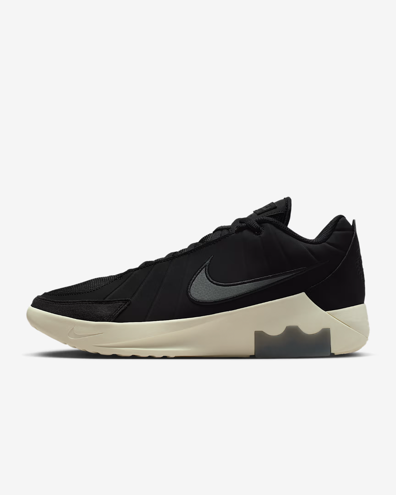 HQ8035-001 LeBron Witness 9 EP Basketball Shoes Black Coconut Milk Iron (Men's)