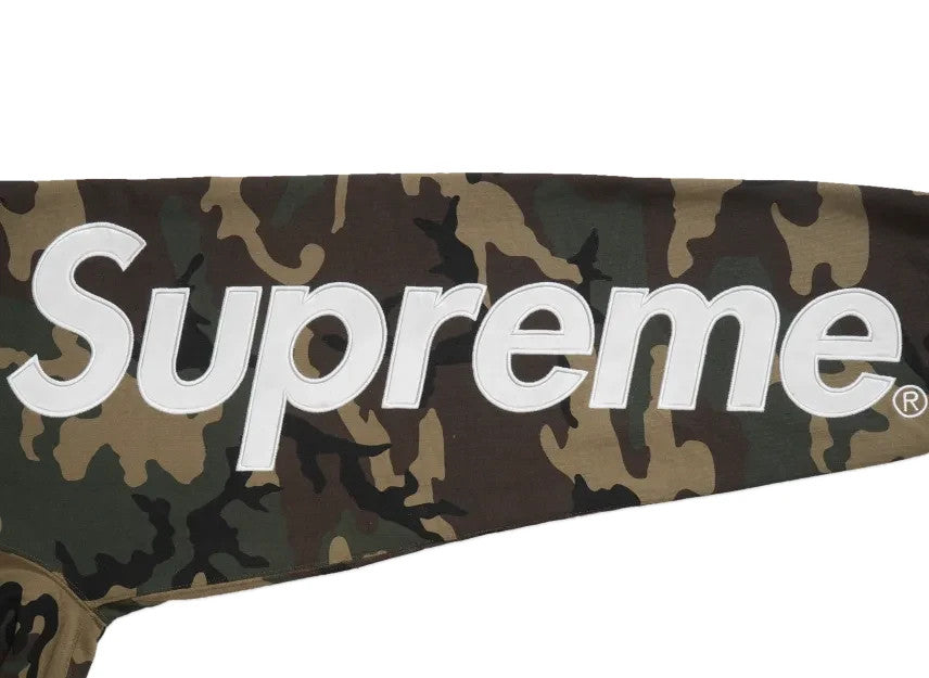 Supreme Satin Applique Sweatpant (26SS) "Woodland Camo"