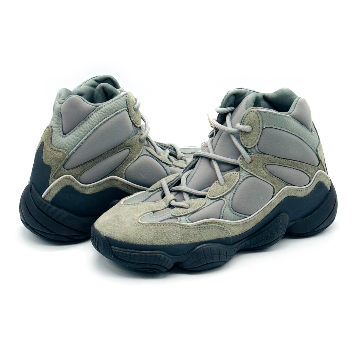 GY0393 Adidas Yeezy 500 High Mist Slate Grey Black Steel Blue Dark Grey Gray