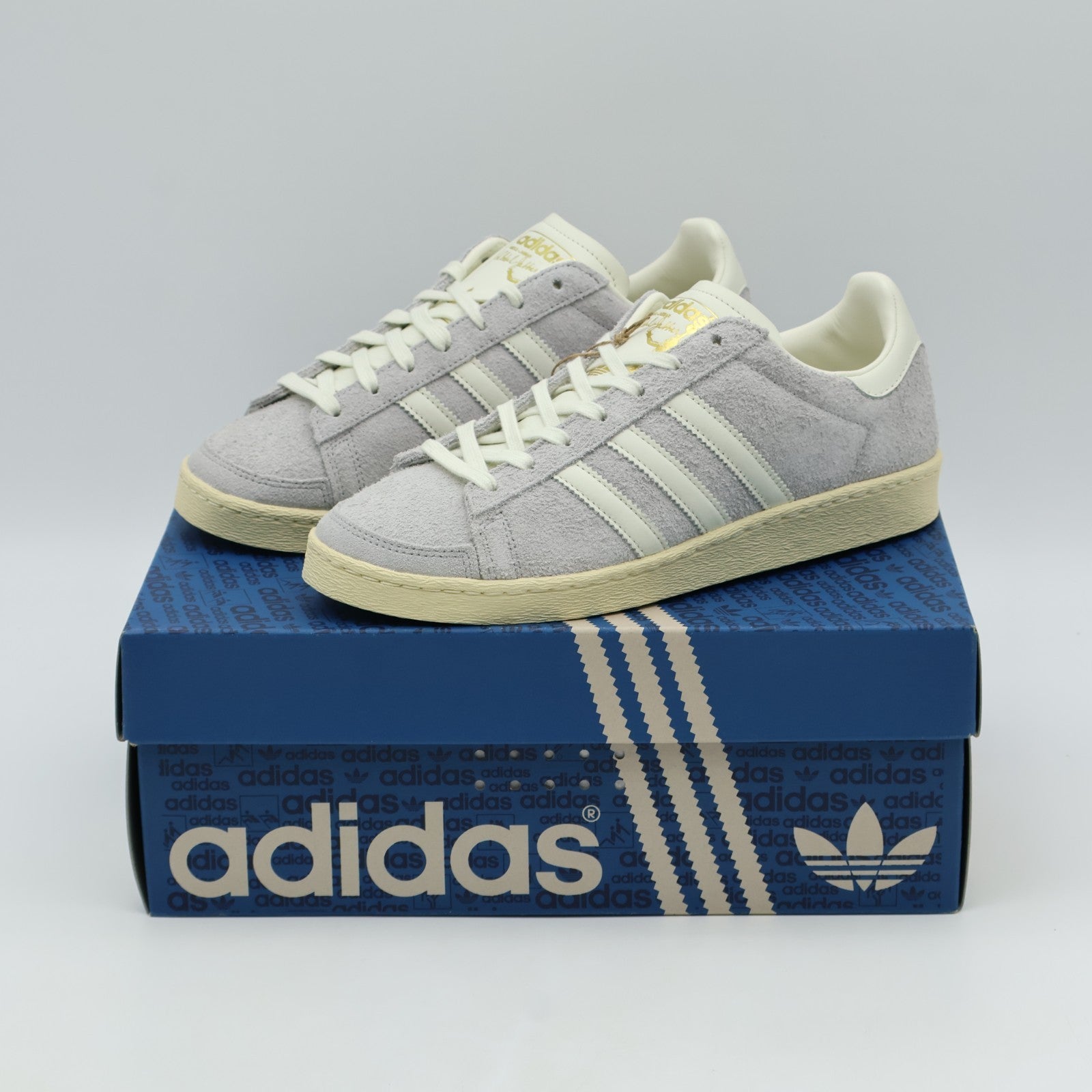 JS0807 adidas Originals Jabbar Lo Grey Two Ivory Warm Vanilla (Men's)