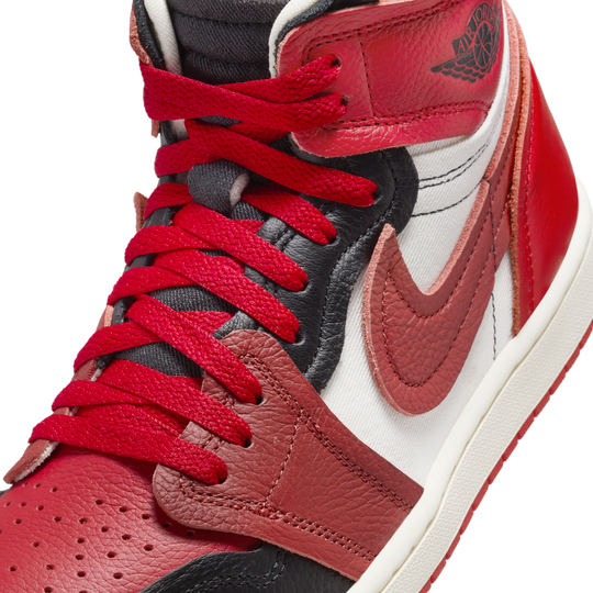 FB9891-600 Nike Air Jordan 1 High MM Sport Red Black Sail Dune Red (Women's)