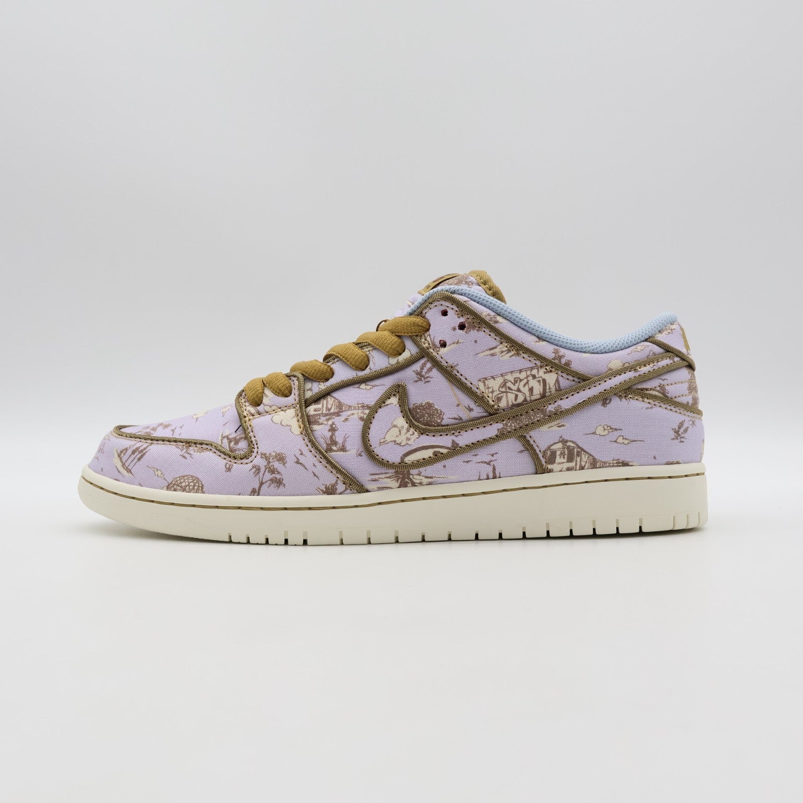 FN5880-001 Nike SB Dunk Low Premium Toile City of Style Gold Grey Khaki (Men's)