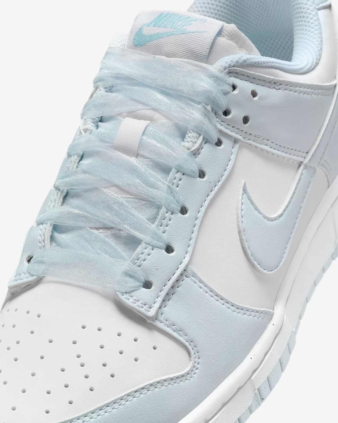 IB7311-100 Nike  Dunk Low Next Nature White Blue Tint (Women's)