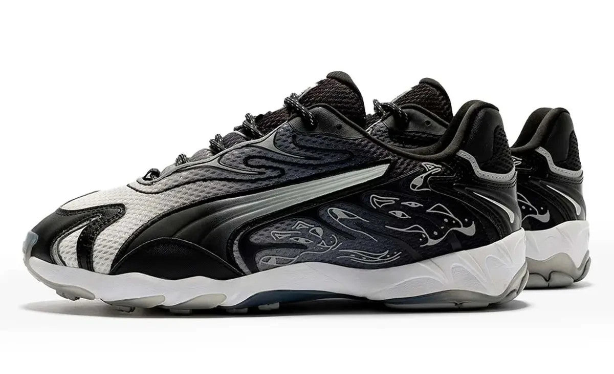 403648-01 RIPNDIP Puma Inhale PUMA Black PUMA Silver (Men's)