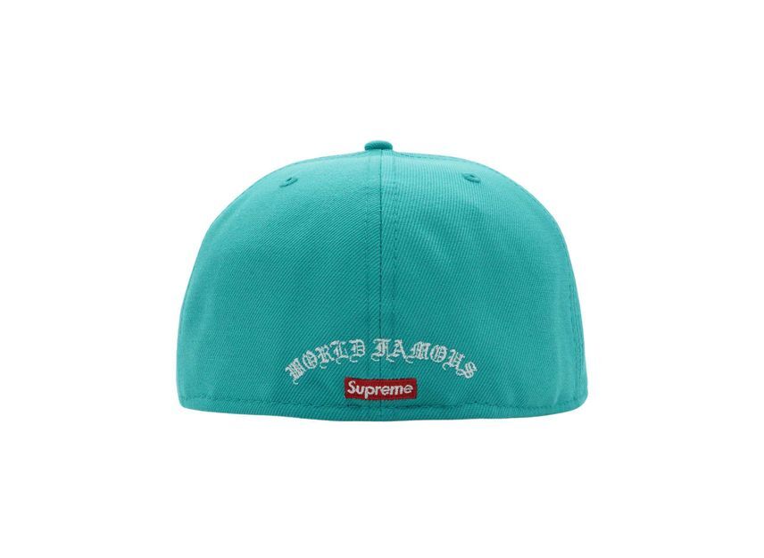 Supreme Gold Cross S Logo New Era Teal