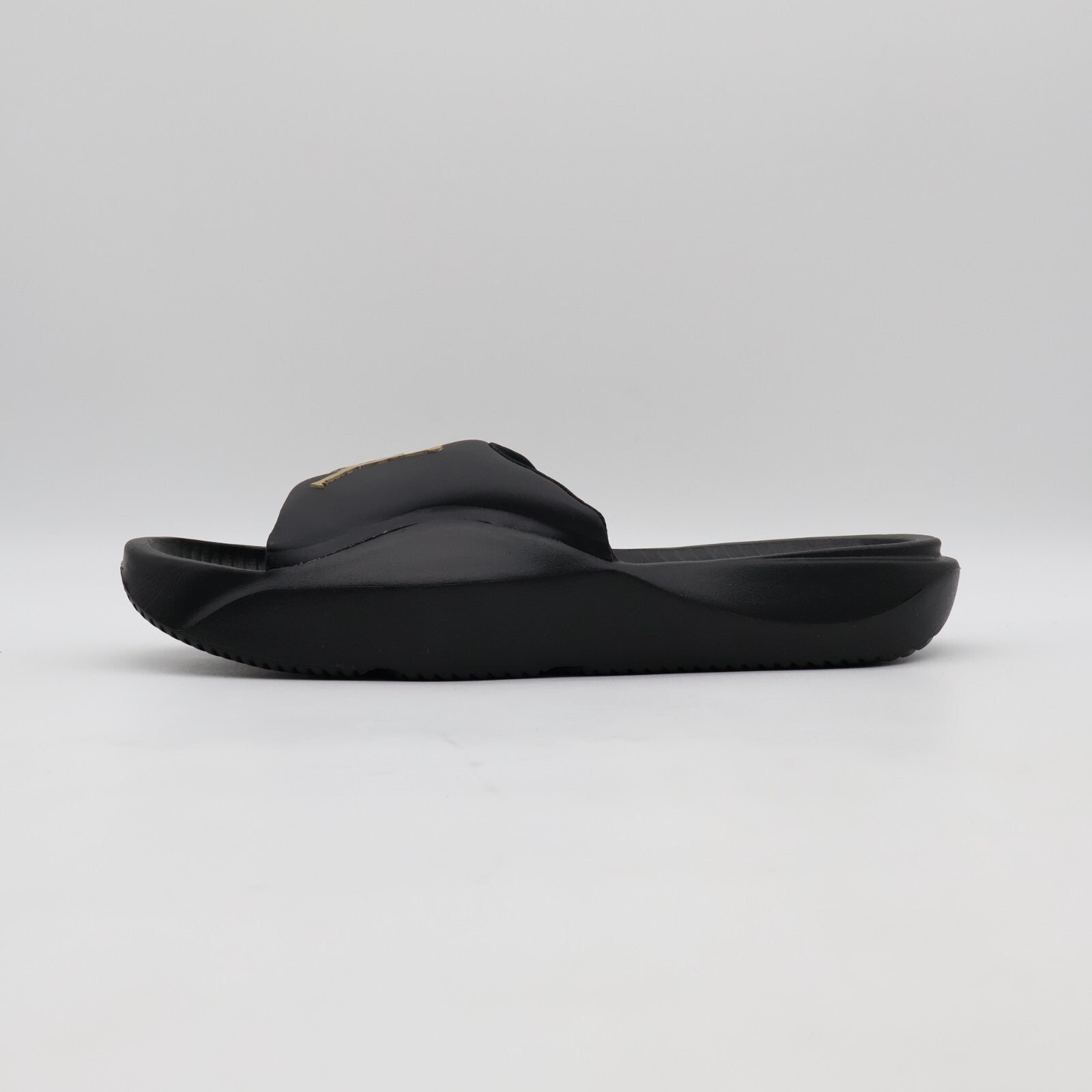 HF3263-007 Nike Jordan Franchise Slides Black Metallic Gold (Men's)