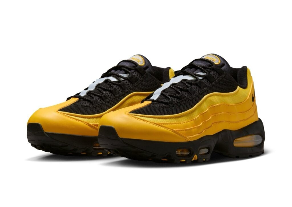 IB1667-700 Nike Air Max 95 Big Bubble Varsity Maize Black ( Men's )