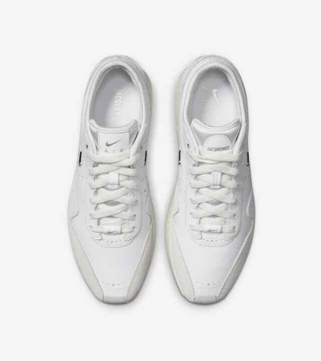 HM6690-100 Jacquemus Nike Air Max 1 SP Sail and Summit White (Women's)