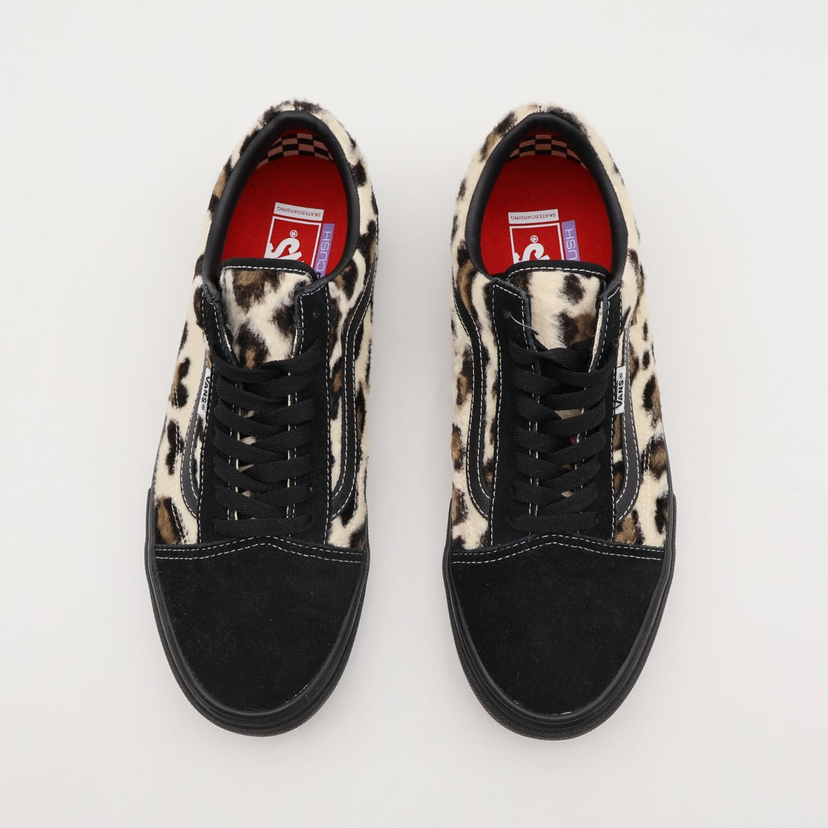 VN0A5FCBBM8 Supreme Vans Leopard Old Skool Black White (Men's)