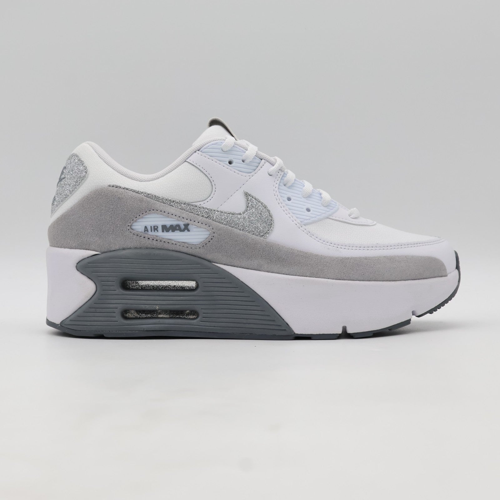 HQ3456-191 Nike Air Max 90 LV8 White Photon Dust Multi Color (Women's)