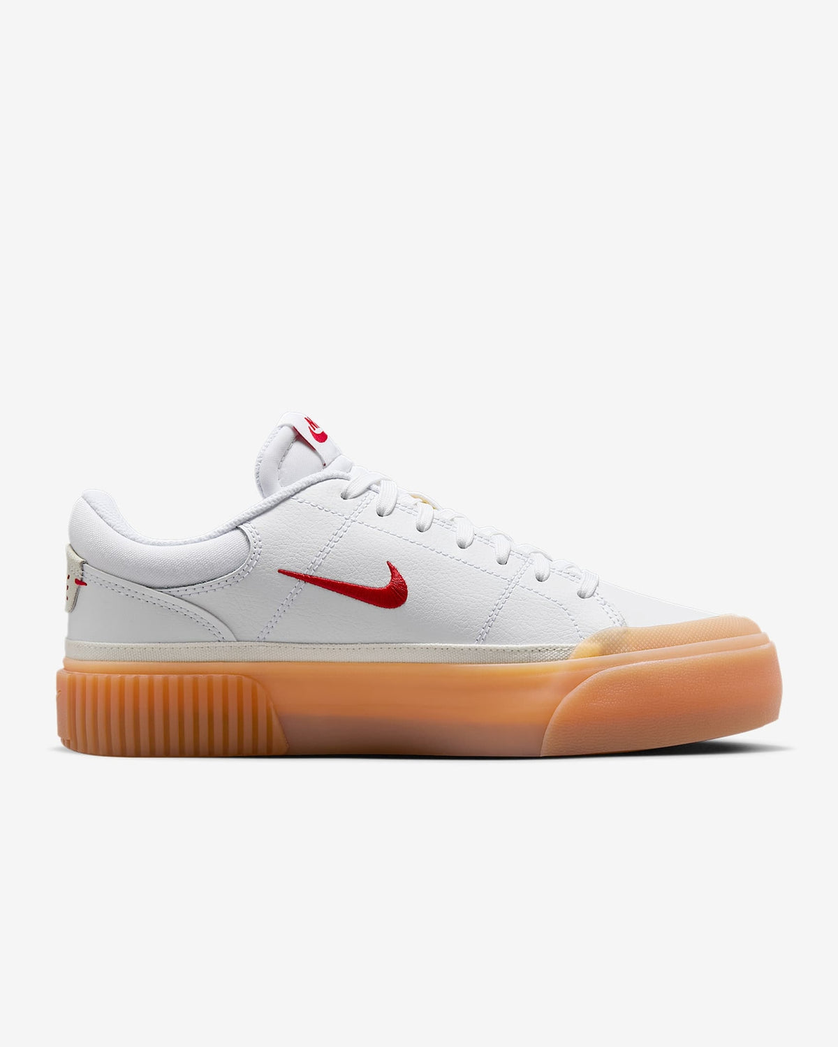 FV5526-103 Nike Court Legacy Lift White Gum Yellow Sail University Red (Women's)