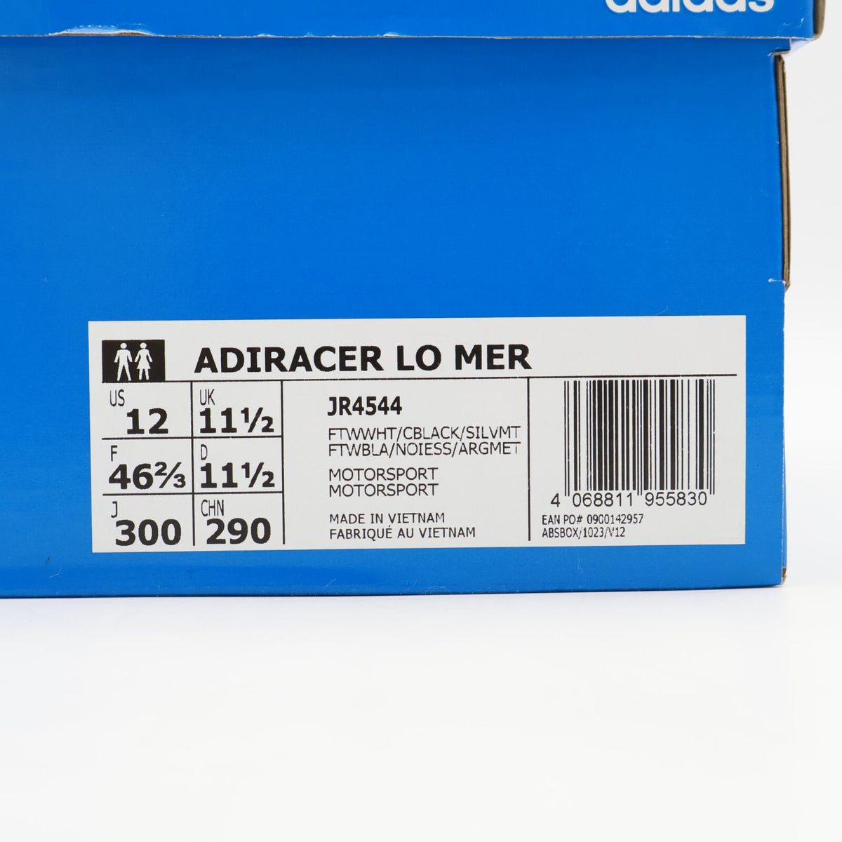 JR4544 Mercedes AMG PETRONAS F1 Team adidas Adiracer Lo Cloud White (Men's)