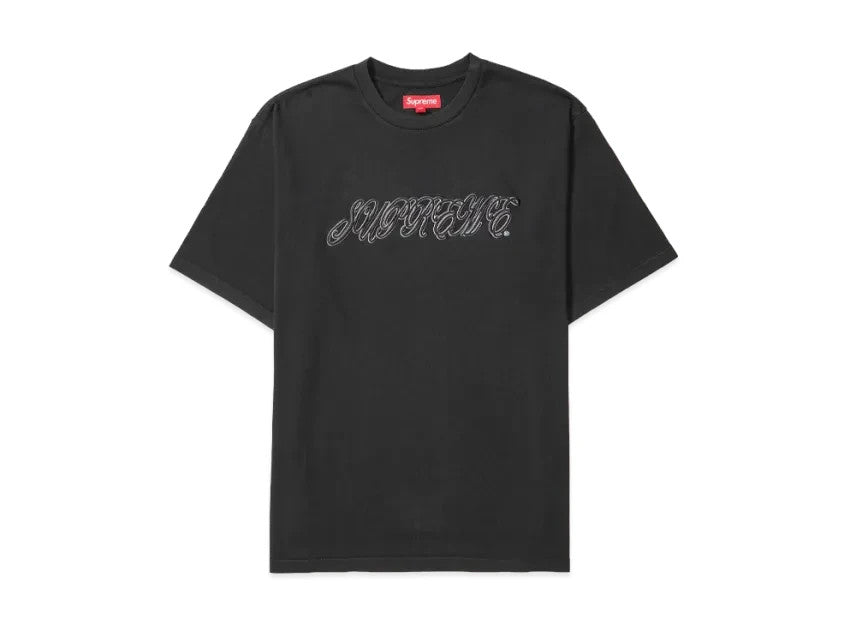 Supreme Raised Script S/S Top "Black"