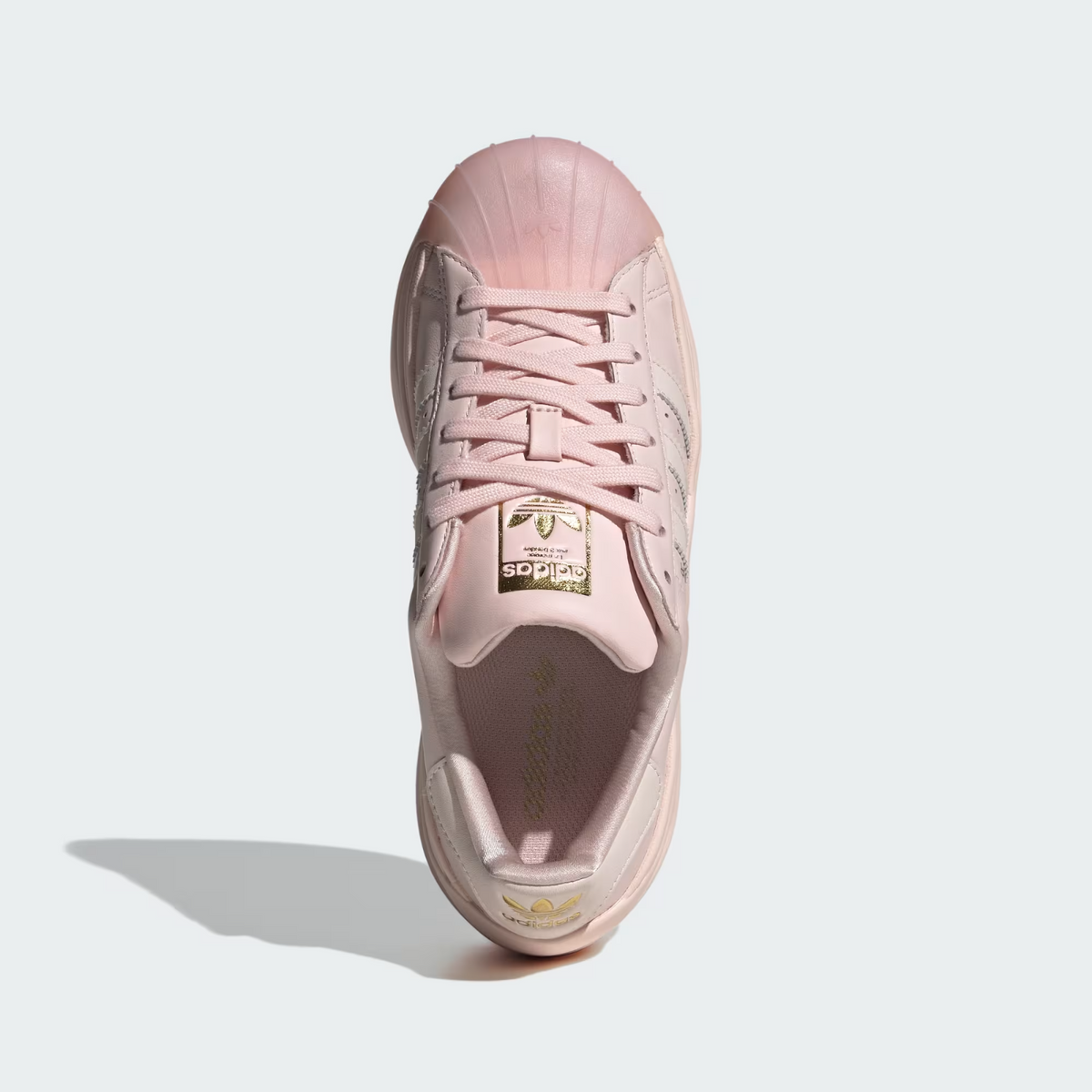 IH4518 adidas Superstar Bold Sandy Pink Wonder Quartz Gold Metallic (Women's)