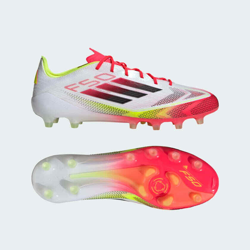 IE1265 adidas F50 Elite AG Cloud White Core Black Solar Yellow (Men's)