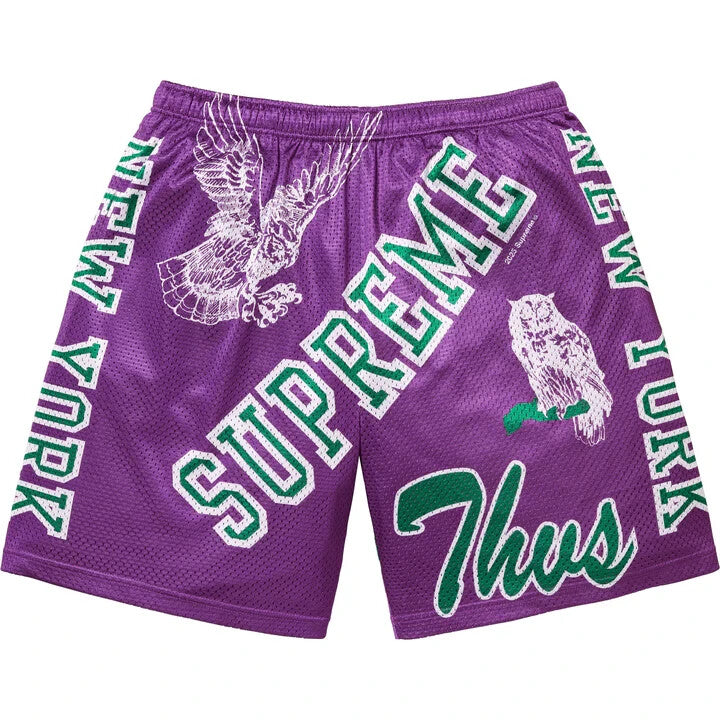 Supreme Varsity Mesh Short Purple
