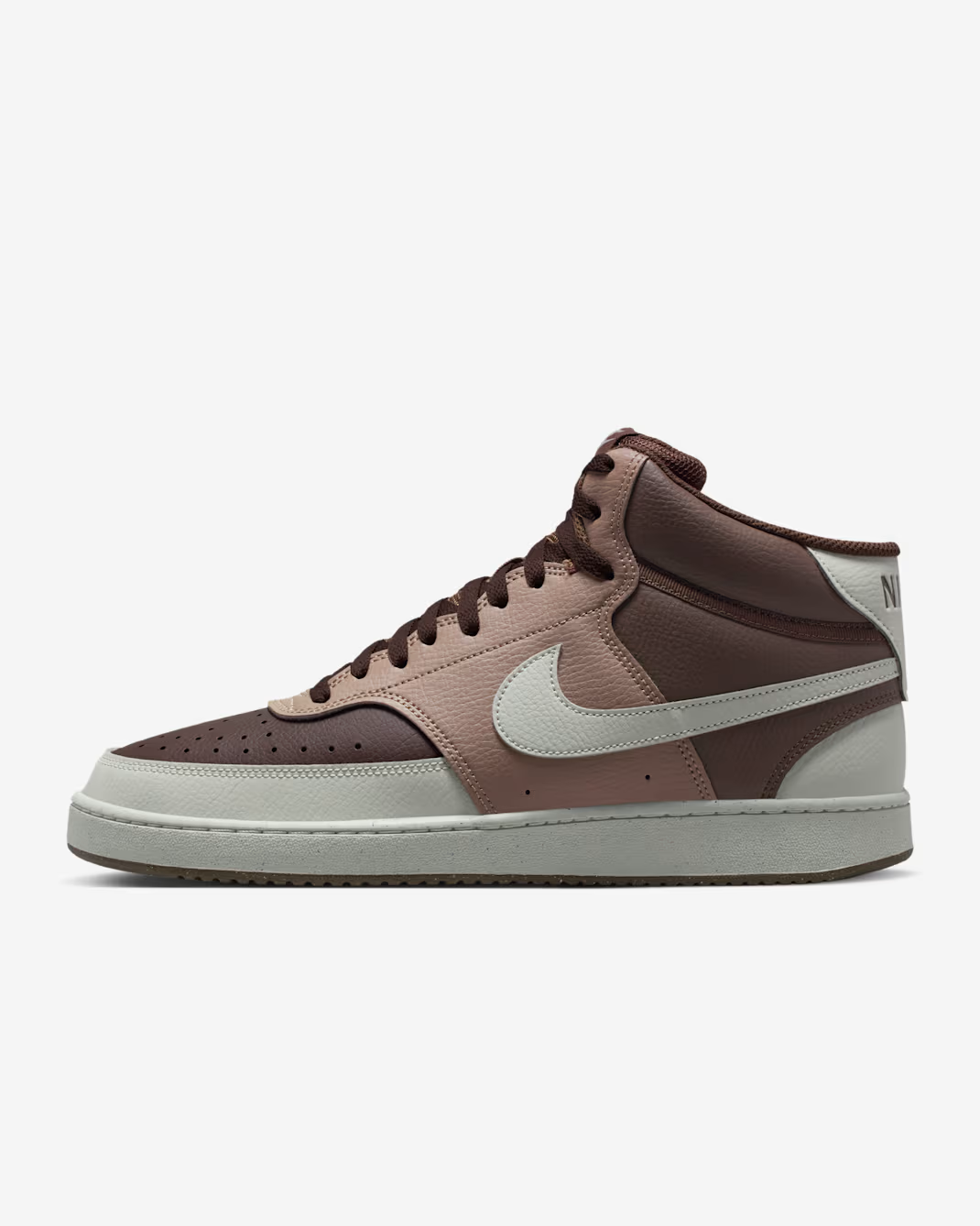 DN3577-200 Nike Court Vision Mid Next Nature Baroque Brown Light Bone (Men's)